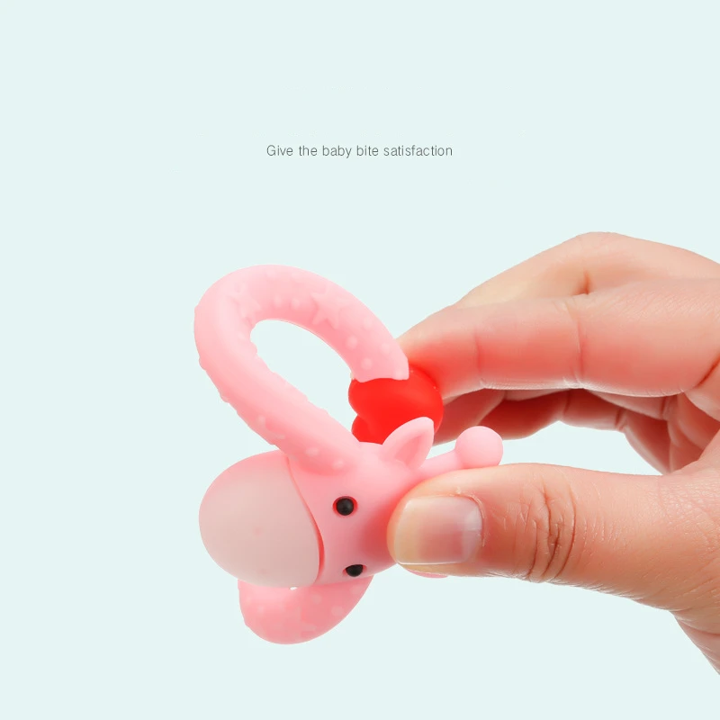 Детский Прорезыватель для зубов соски пустышки без рукавов с изображением