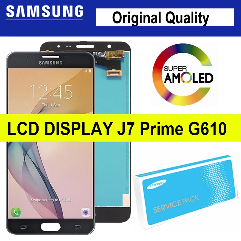 10 шт./лот 5 ''ЖК-дисплей для SAMSUNG Galaxy J7 Prime дисплей G610 G610F сенсорный экран