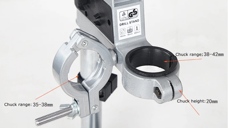 Алюминиевая настольная стойка для дрели двухсторонняя основа электродрели