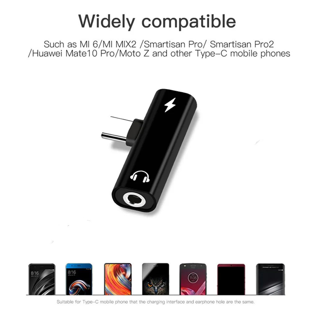 Фото Cherie 2 In 1 USB C Headphone Adapter For Samsung Xiaomi Huawei Oneplus Type 3.5mm Jack Splitter AUX Audio Earphones Charging Мобильные Cherie 2 In 1 USB C Headphone Adapter For Samsung Xiaomi Huawei Oneplus Type 3.5mm Jack Splitter AUX Audio Earphones Charging Мобильные