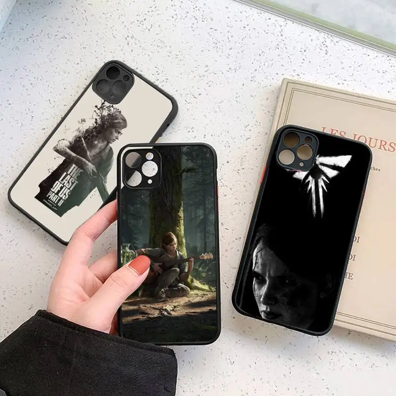 

the last of us game Phone Case Matte Transparent for iPhone 7 8 11 12 s mini pro X XS XR MAX Plus cover funda