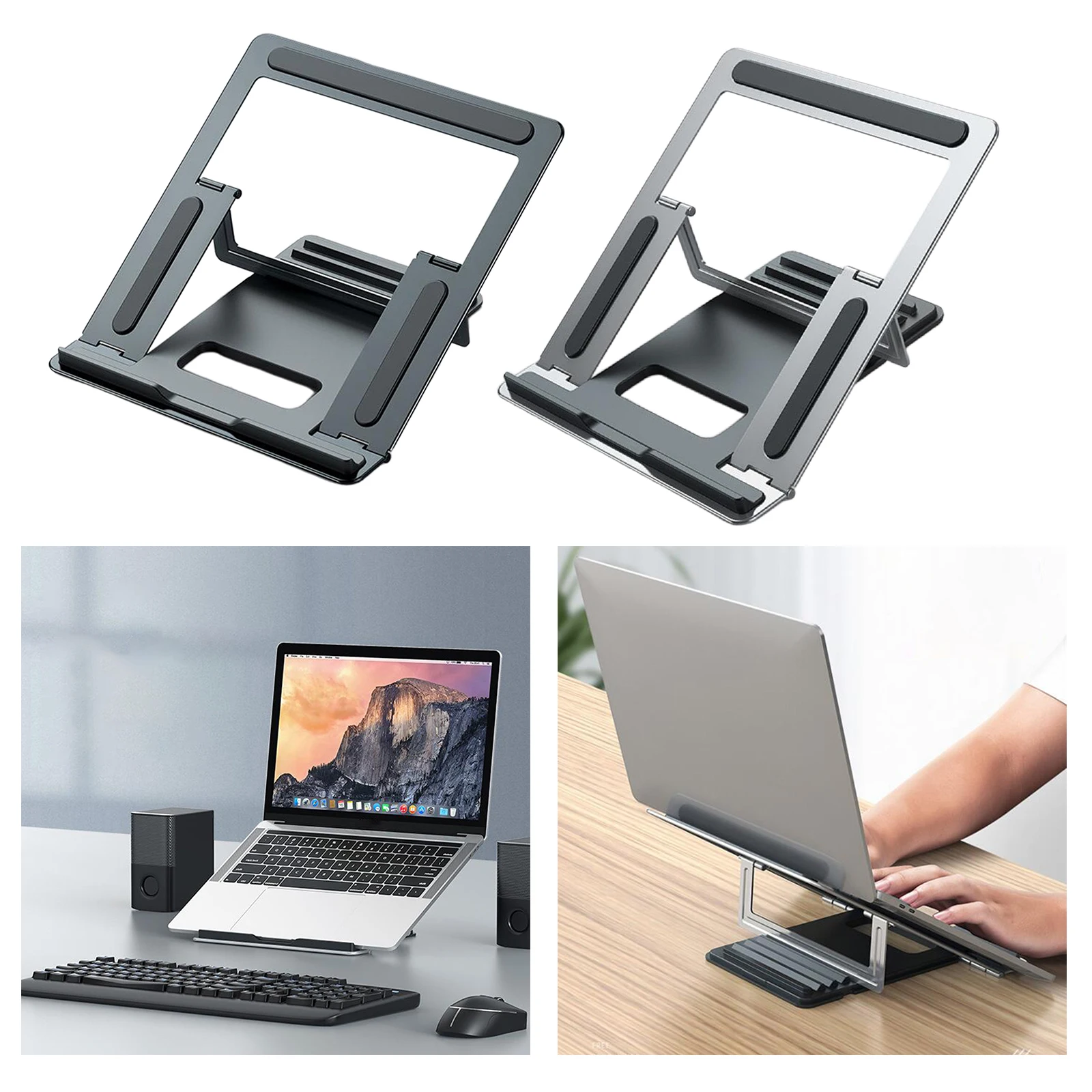 

Adjustable Laptop Stand Bracket Foldable Desktop Holder for Office Study