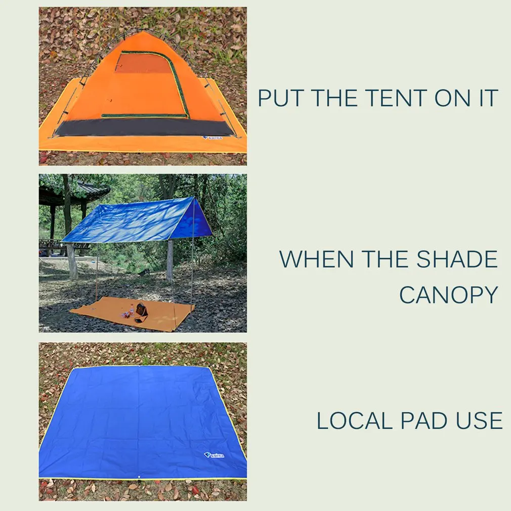 

4-6 Persons Ultralight Multifunctional Waterproof Tent Tarp Footprint Ground Sheet Mat For Outdoor Camping Hiking Picnic
