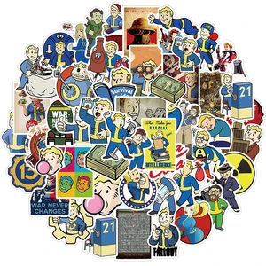 103050pcs fallout game cartoon stickers laptop diy guitar luggage fridge skateboard waterproof graffiti sticker decal kid toys free global shipping