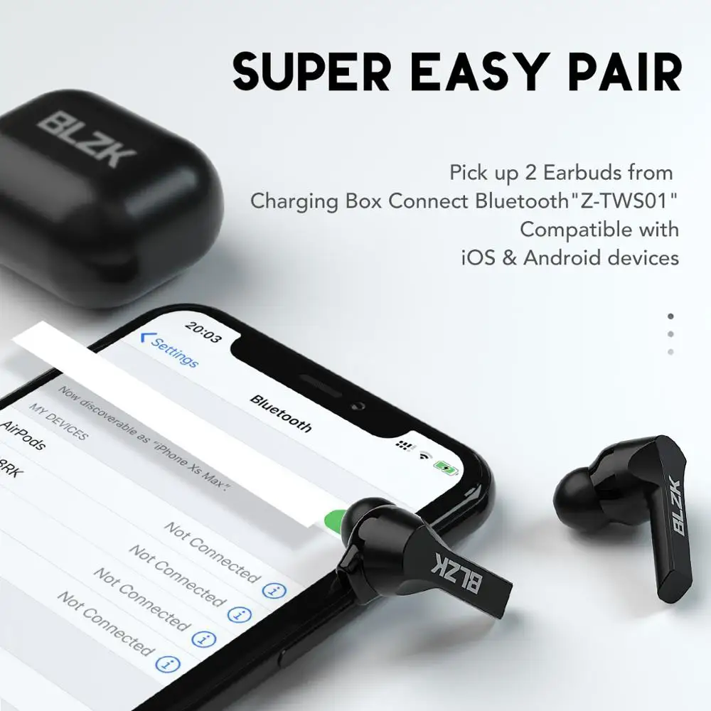 Новые наушники-вкладыши TWS с Беспроводной Bluetooth 5 0 спортивные наушники защитой от