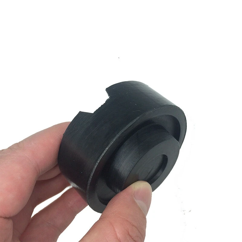 

2Pcs 6.5cm Universal Black Rubber Slotted Floor Jack Pad Frame Rail Adapter for Pinch Weld Side Pad