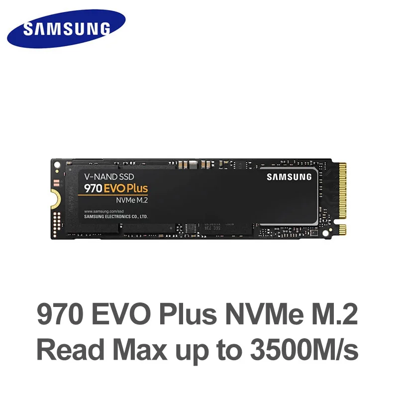 Samsung 970 EVO  plus SSD 250GB 500GB 1TB PCIe Gen 3.0 x 4 NVMe 1.3 pcie Internal Solid State Disk HDD Hard Drive inch Laptop De