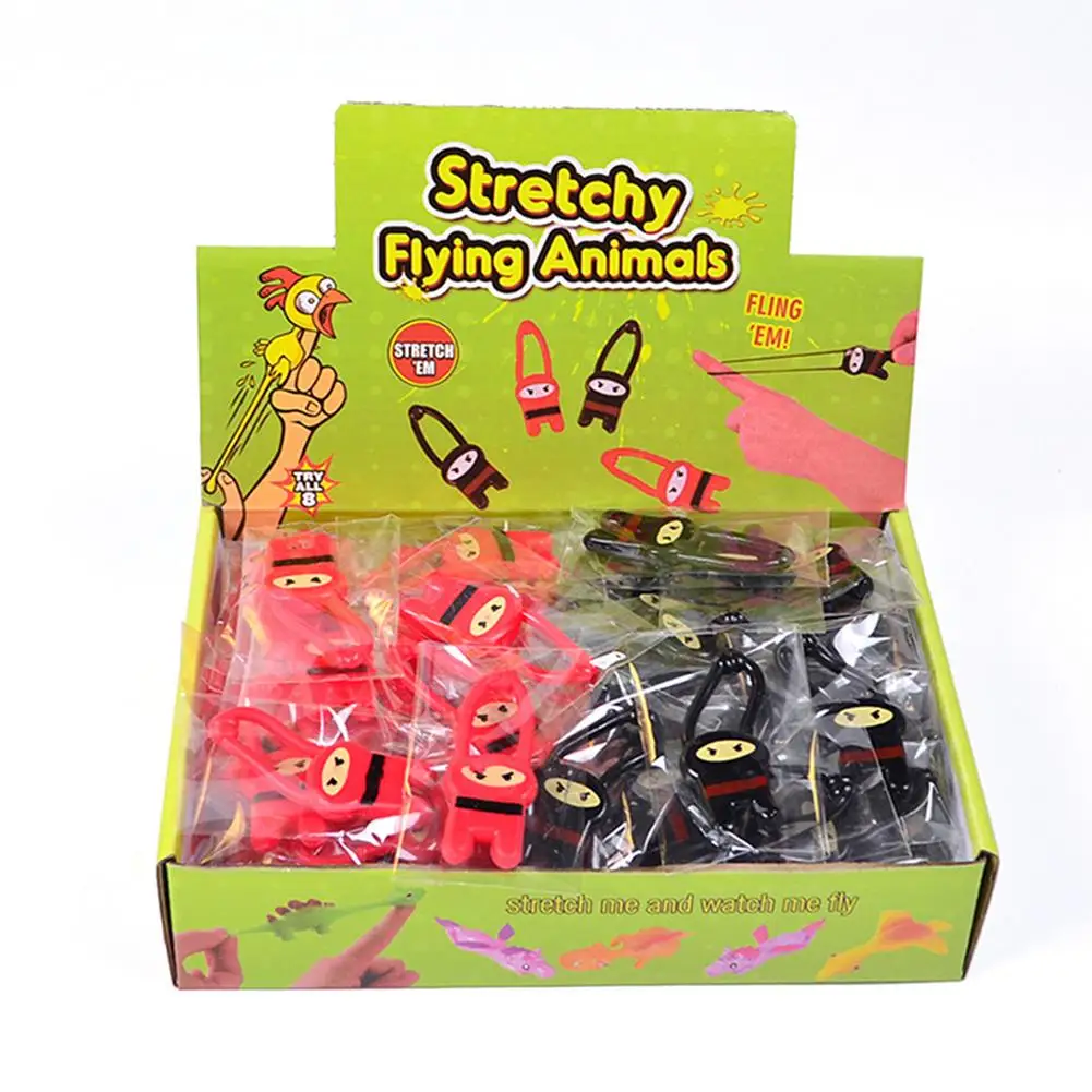 

Rubber Flicking Toy Flying Finger Toy Stretchy Game for Children