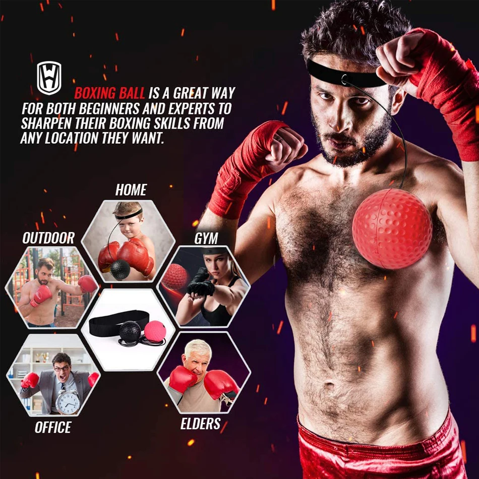Боевой мяч WorthWhile для бокса повязка на голову скорости тренировки аксессуары