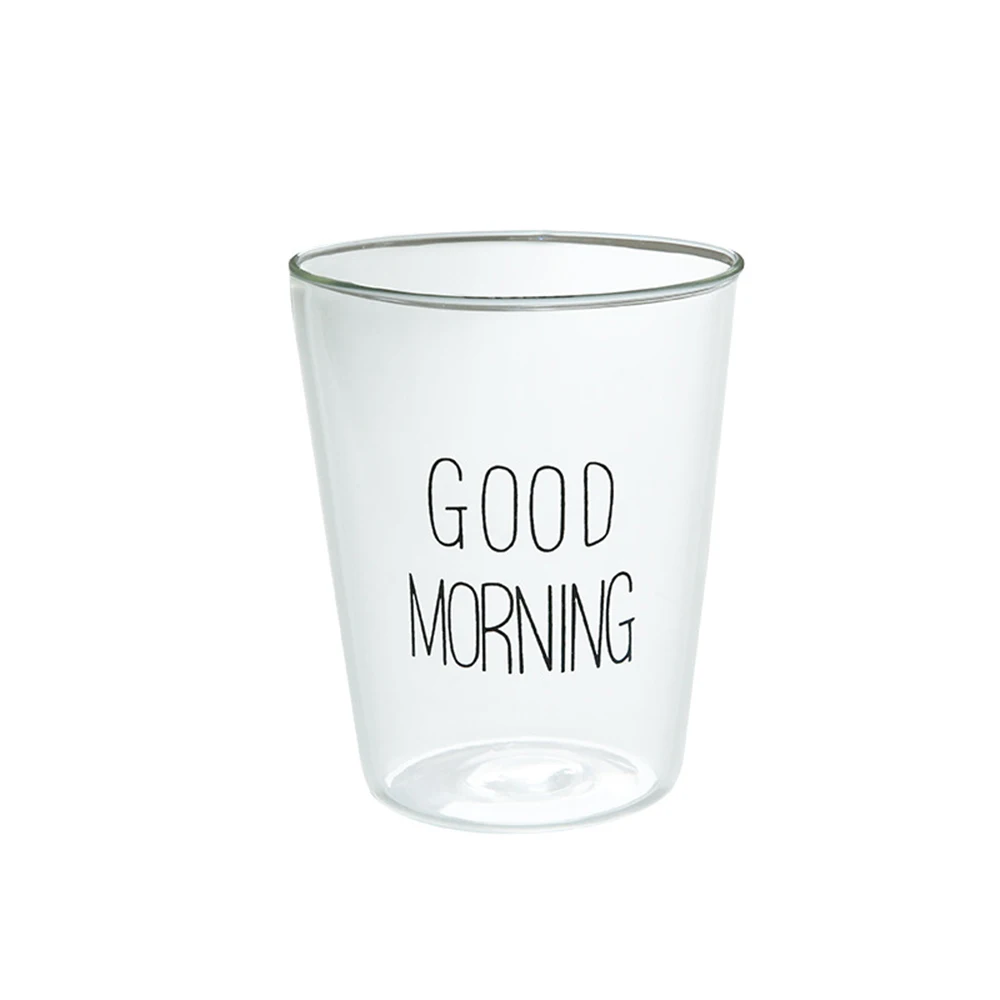 Homies 1 шт. 400 мл Красивая стеклянная чашка для завтрака кружка кофе чая молока
