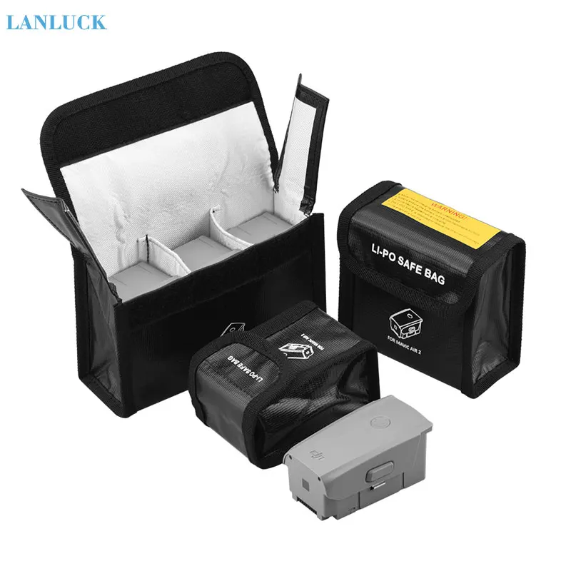 Для DJI Mavic Air 2/Air 2S Дрон LiPo батарея безопасная Взрывозащищенная защитная сумка для