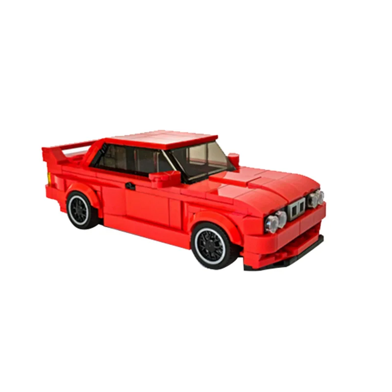 

MOC City Road Racing High-tech Speed Engine Sports Car E30 Creative Car Building Block Model Kids Toys Bricks Parts Boys Gifts