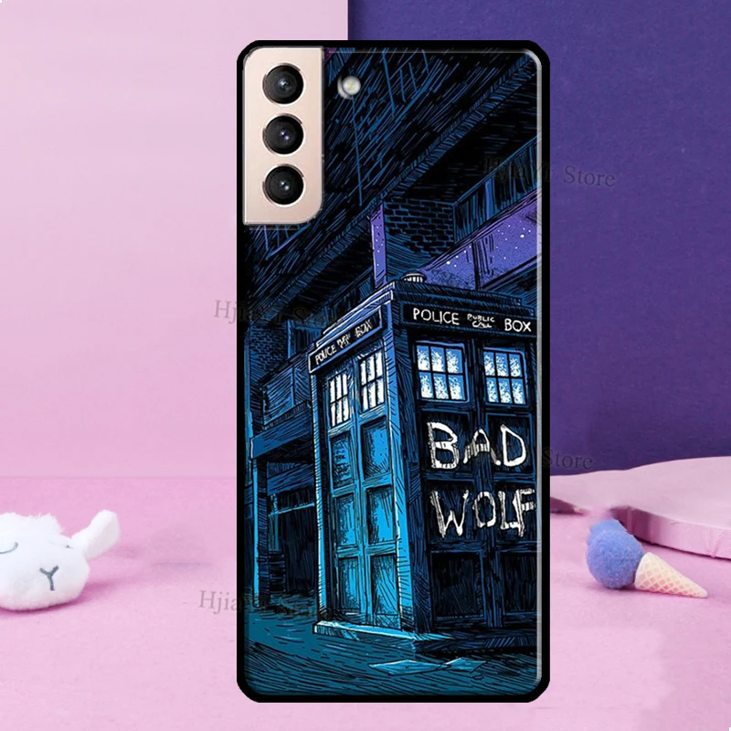 Силиконовый мягкий чехол Tardis Doctor Who для Samsung Galaxy S10 Plus S8 S9 S20 FE S21 Ultra Note 20 Coque|Бамперы|