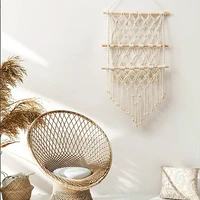 bohemian home decoration hand woven tapestry wall tapestry storage rack book magazine net bag rack wall decor