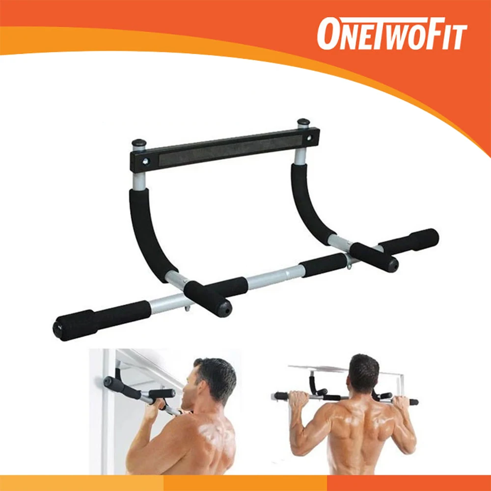 ONETWOFIT для подтягиваний стены Подбородок Бар турник двери тренажер оборудования