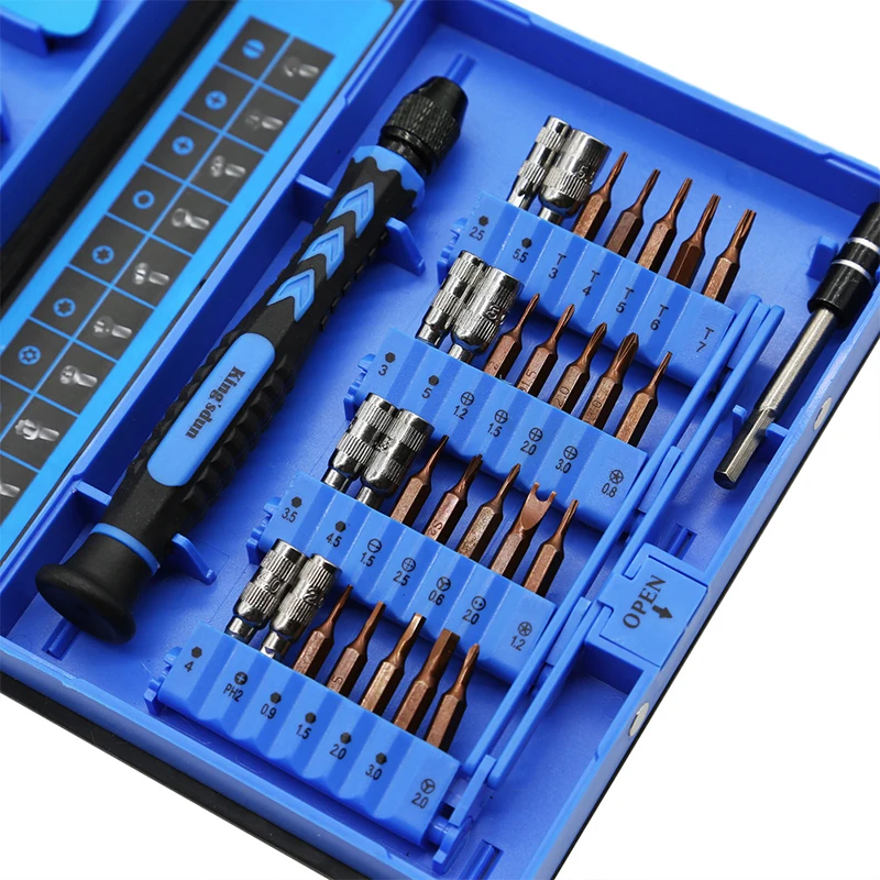 Набор отверток KALAIDUN Precision 38 в 1 Parafusadeira набор наконечников Магнитная отвертка Филлипс Изолированная ручка ручные инструменты