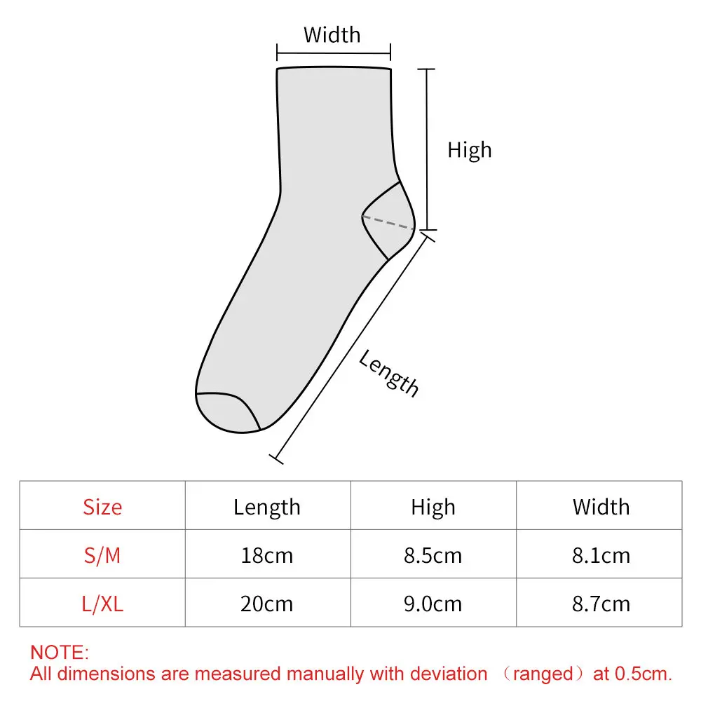1 пара мужские и женские Компрессионные носки для ног модные на каблуке мягкие