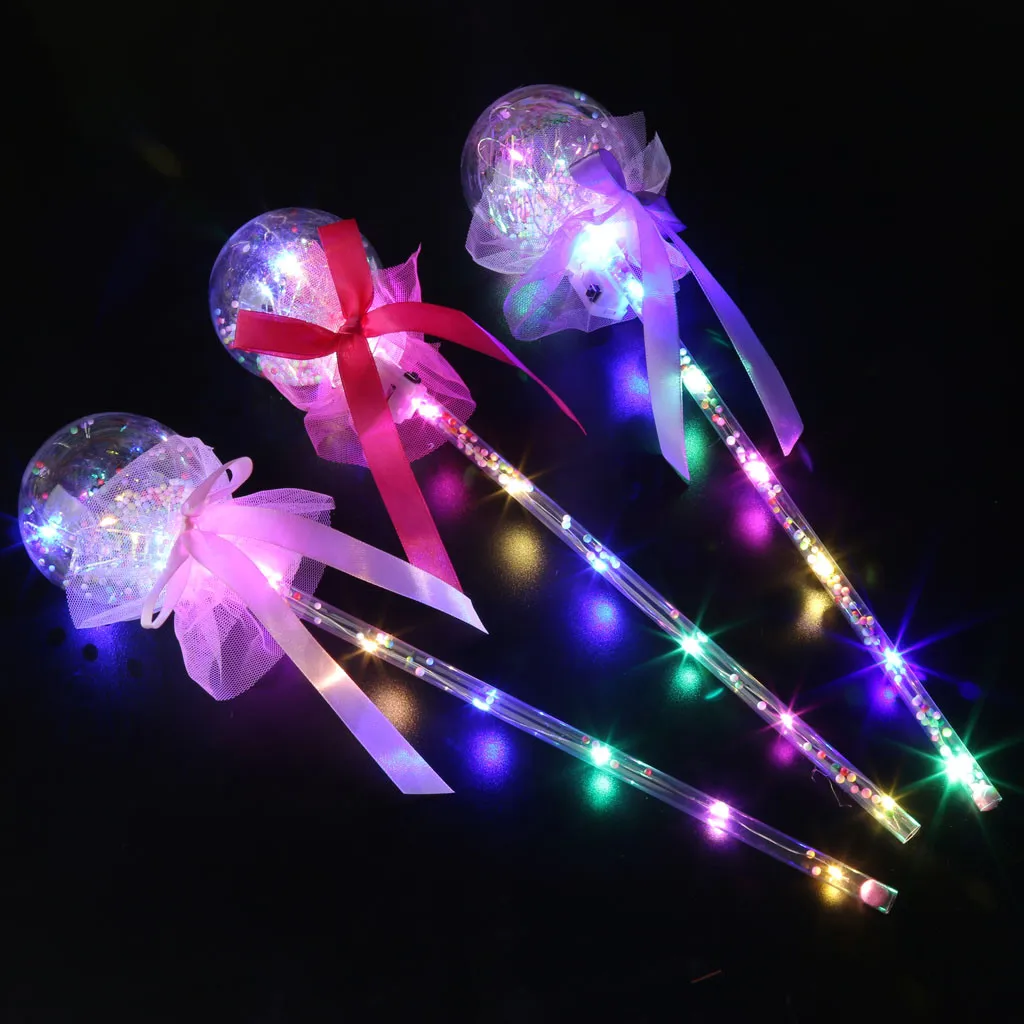 Волшебные палочки светящиеся воздушные шары мигающие огни для детей пар День
