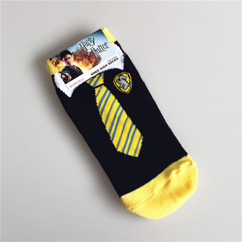 Гермионы школьный шарф для косплея Слизерин Hufflepuff стили шарфы костюмы со шляпами шейный платок для мужчин и женщин перчатки носки - Цвет: socks 34