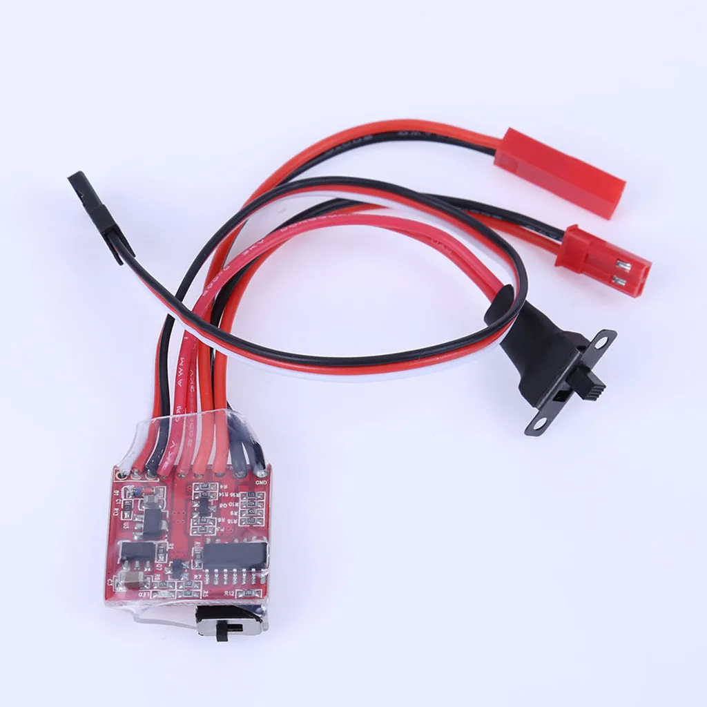 Матовый ESC 20A Li-Po 2S с тормозом для RC Crawler Car Boat Tank может работать щеточным двигателем