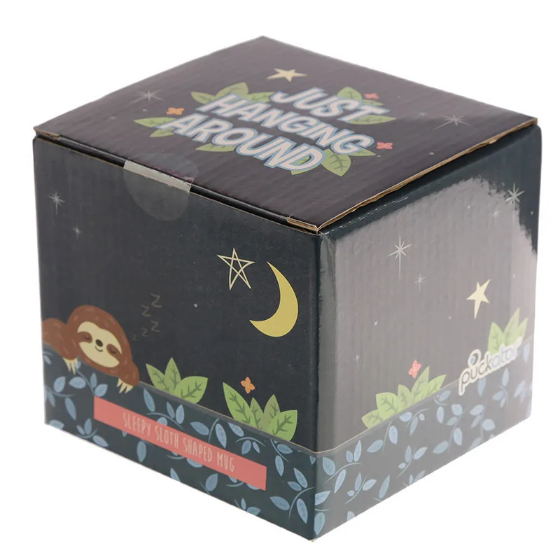 Кружка в виде животных креативная керамическая чашка с милым ленивцем и закрытым