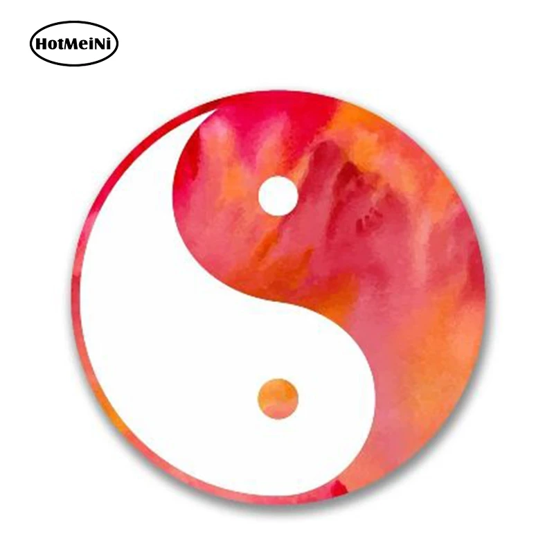 

HotMeiNi 13cm x 13cm YIN YANG Decal Cartoon Personalized Car Stickers Auto Motorcycle Decals Reflective Car Styling Graphic