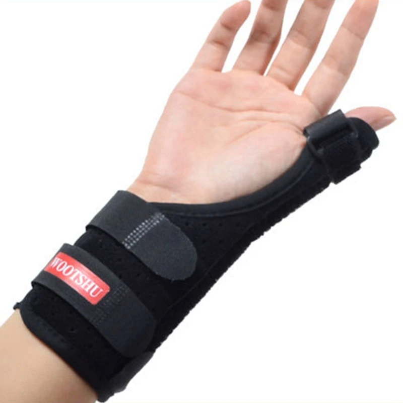 

1PCS Adjustable Wrist Splint Brace Thumb Support Stabilizer Finger Protector Injury Aid Tool Health Care Bace Support Right Hand