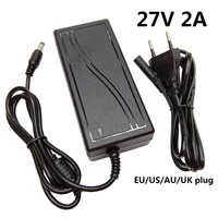 27v 2a dc 27 volt power adapter supply transformer switching eu us au uk plug ac dc adaptor adaptador 5 52 5mm source