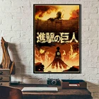 Картина на холсте с изображением атаки на постер, титанов, аниме Берсерк, Shingeki No Kyojin, настенные картины, арт-Декор для гостиной