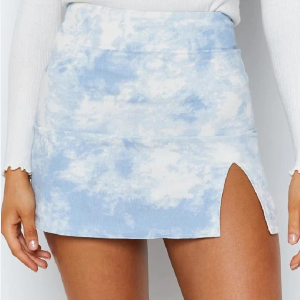 Женская мини-юбка с высокой талией вечерние клубные платья повседневная