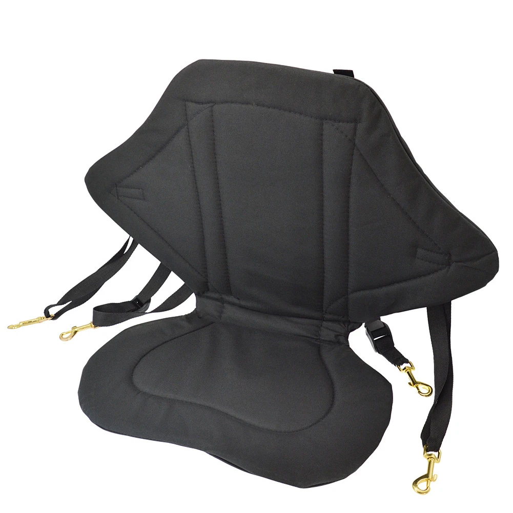 

Kayak Seat Detachable Padded Seat Canoe Adjustable Backrest with Adjustable Strap for Drifting Rafting Canoeing Kayaking Black
