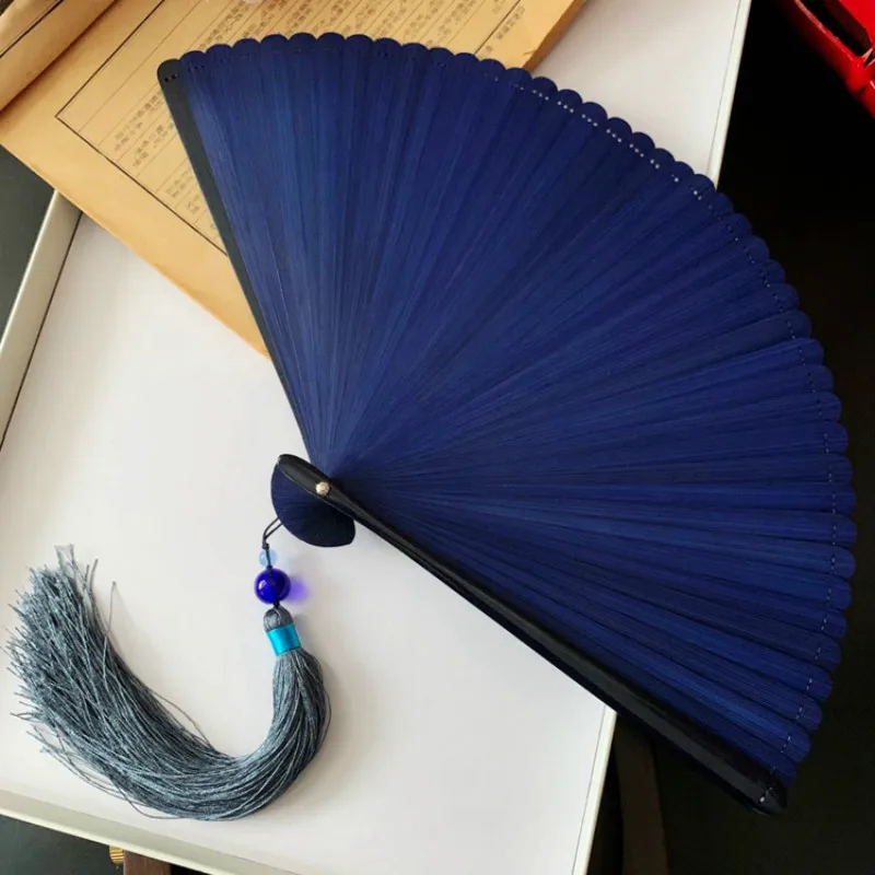 Китайский ручной веер классические маленькие бамбуковые танцевальные веера