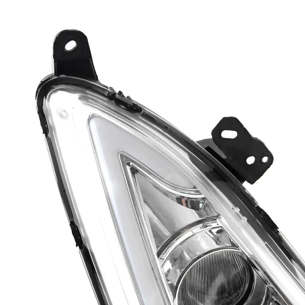 

For Hyundai Elantra 2014 2015 LED DRL Daytime Running Light Driving Fog Lamp W/ Turn Signal