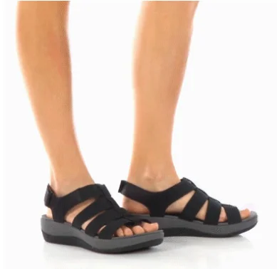 

2021 летние женские сандалии с бантом, женские сандалии на низком каблуке, женские повседневные туфли на танкетке с бантом, женские пляжные са...