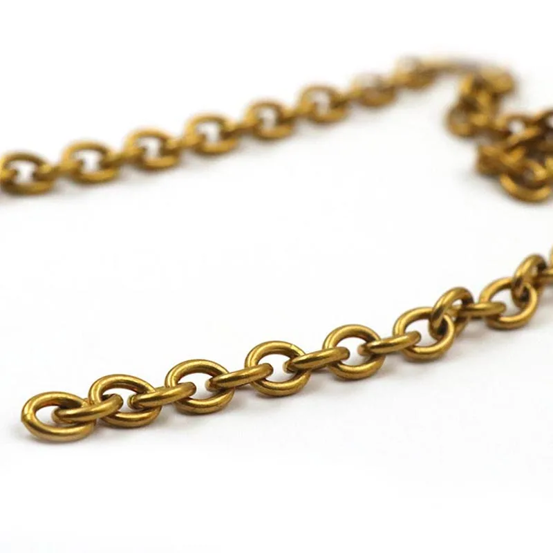 Модный Твердый латунный уплотнительное кольцо кошелек цепь мужской ремень брюки