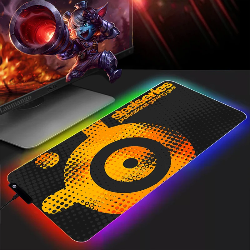 

Gaming Mouse Mat Mousepad Gamer Desk Anime Mouse Pad Xxl PC Gamer Cabinet Varmilo Mausepad Gamers Accessories RGB SteelSeries