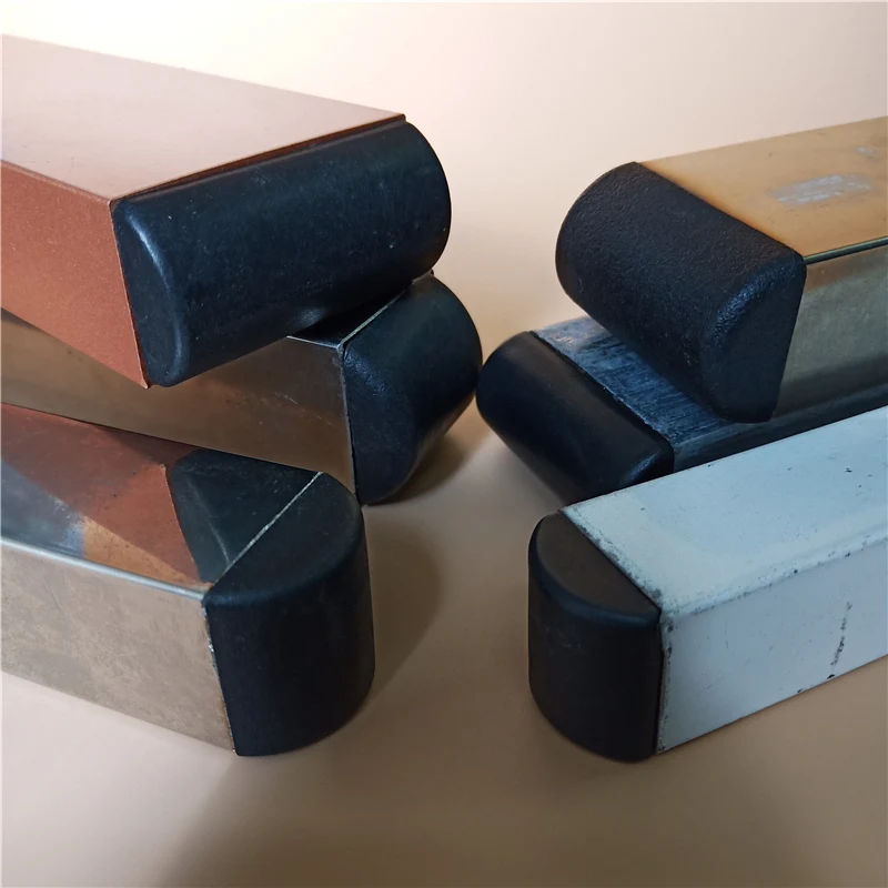 

Black Plastic Blanking End Cap Caps Square Oblique Pipe Plugs Desk Table Chair Leg Dust Cover Furniture Feet Protector