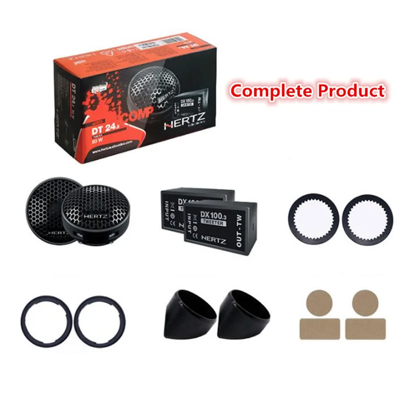 Автомобильная шелковая пленка маленький купольный Высокочастотный динамик 4 Ом