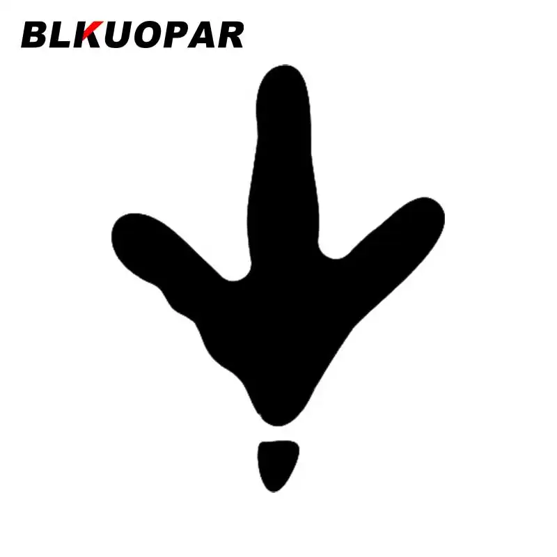 

Наклейка на автомобиль BLKUOPAR с изображением животных, следов, индивидуальная Водонепроницаемая наклейка, окклюзия, царапины, окна, ноутбук, ...