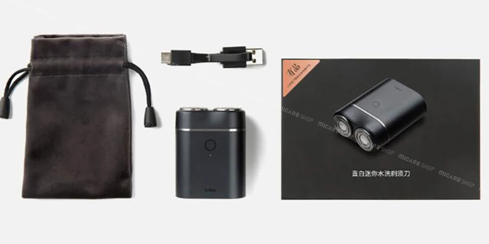 Xiaomi Mijia Мужская электрическая бритва для бритья Водонепроницаемая zhibay Мини Лезвие мотора для тела машина для путешествий USB перезаряжаемая бритва
