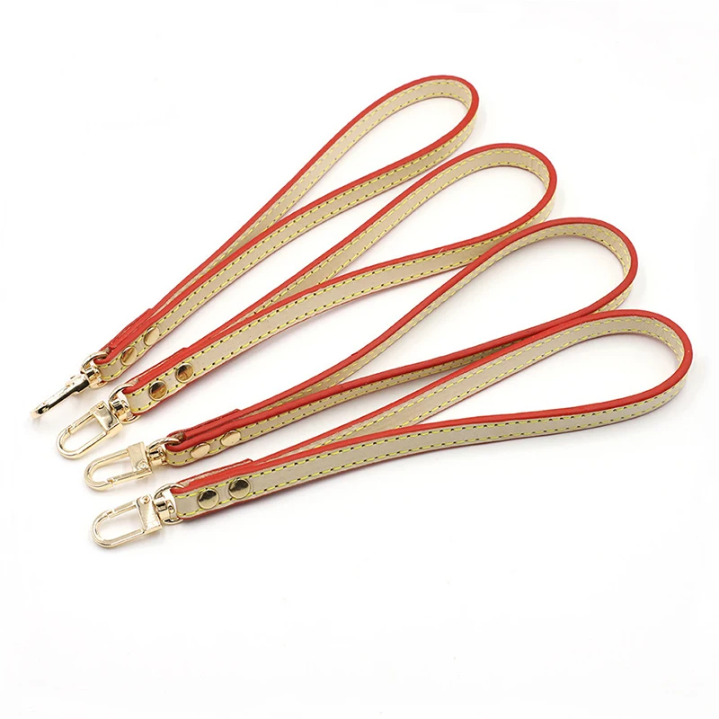 

Thin Shoulder Strap Genuine Leather Bag Strap Metal Hook Shoulder Bag Strap New Adjustable 19CM Bag Accessories