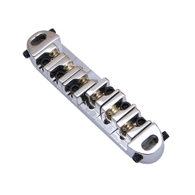 

Guitar Bridge Saddle Roller Locking Chrome For GB LP 6 string