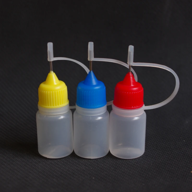 HOT Sale 500pcs/Lot PE 5ml Empty E-liquid Bottle Needle Dropper for Ego Electronic Cigarette E-cig liquid Plastic | Красота и