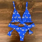 Женский комплект бикини, Бразильское бикини пуш-ап с принтом, 2021