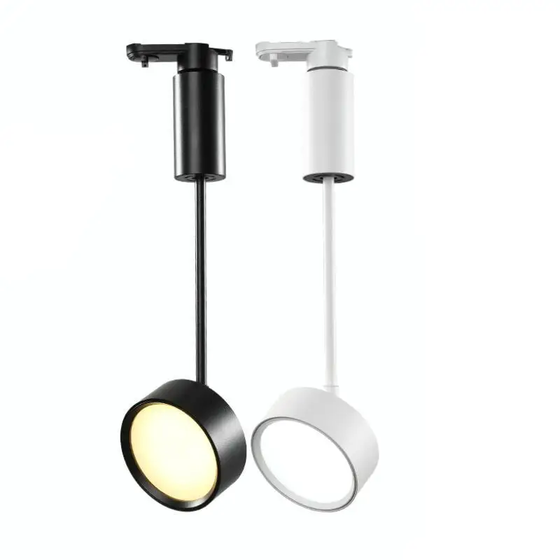 Трековый светильник 10 Вт 12 15 светодиодный s Точечный потолочный 110 В 220 рельсовый