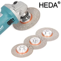 100115125mm m14 thread shank vacuum brazed diamond grinding disc for angle grinder cutting wheel saw blade for ceramic tile