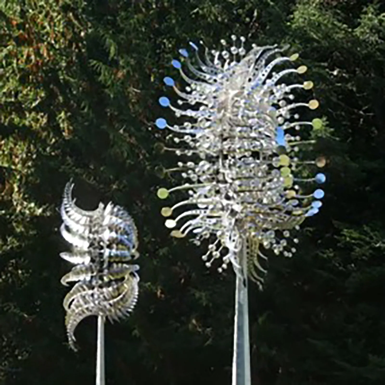 

2021 Unique And Magical Metal Windmill Outdoor Wind Spinners Wind Catchers Windwill Chimes Yard Patio Lawn Garden Decoration