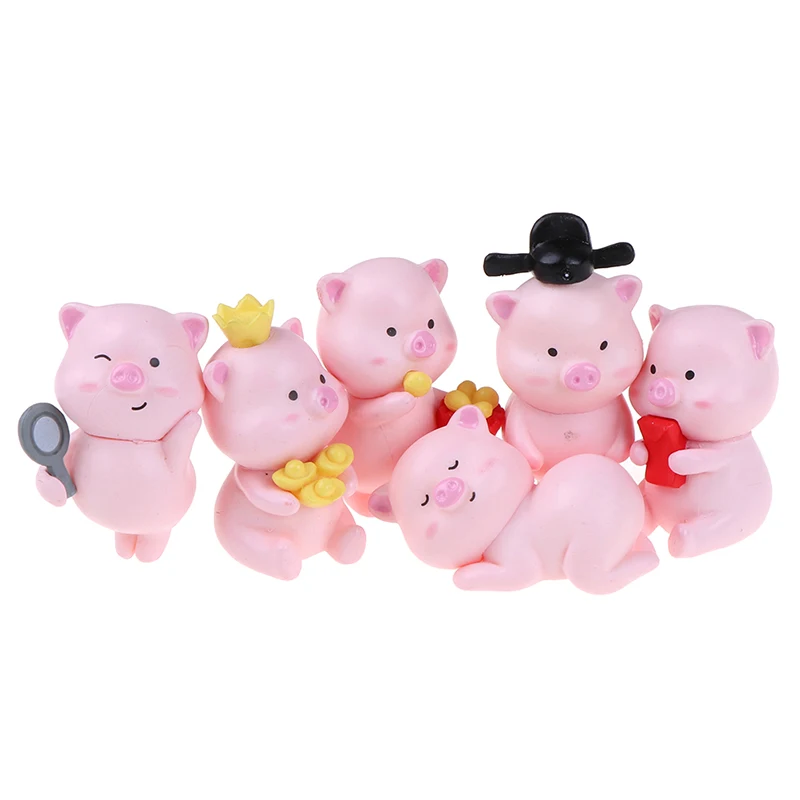 Изделие из смолы мини платье с изображением милой свинки для мальчиков фигурка