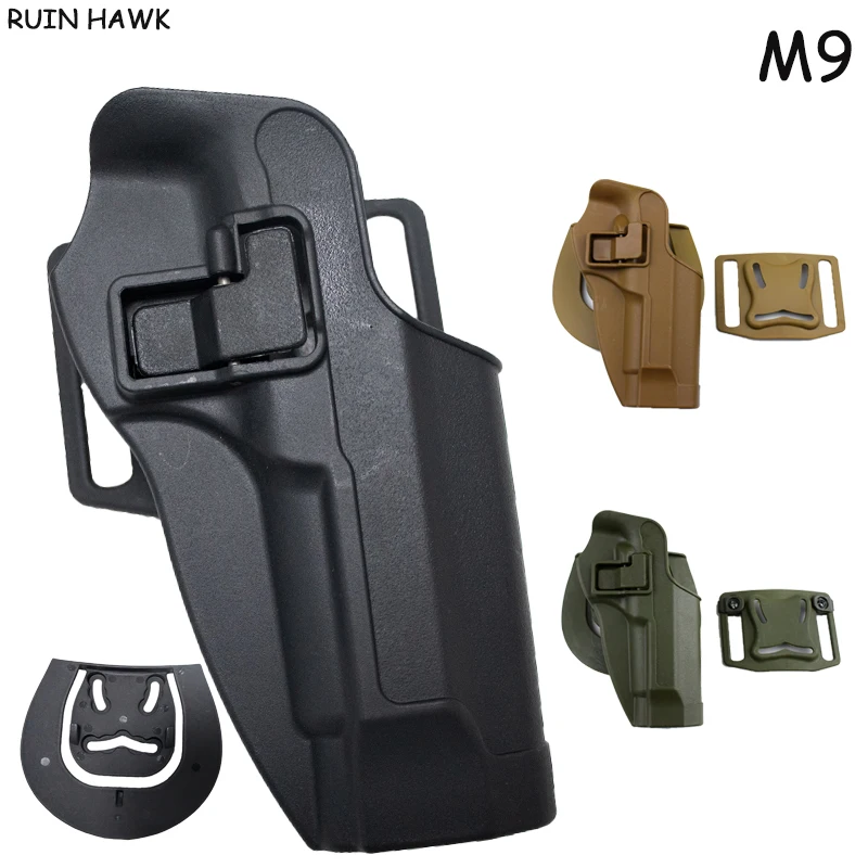 

Airsoft Pistol Left/Right Hand Gun Belt Holster Military Shooting Army Tactical Beretta 92/96 Pistol Quick Drop Holster