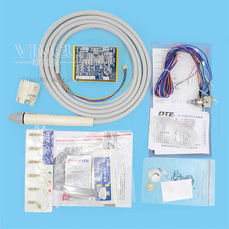 Ультразвуковой скалер Woodpecker DTE Dental V3 со светильник кой встроенный для